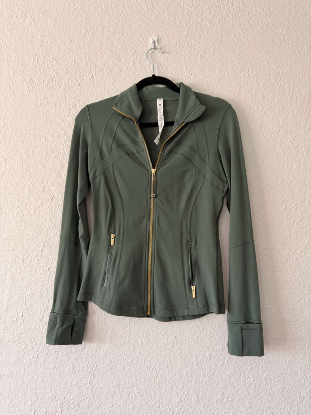 Lululemon Define Jacket with Gold Zipper